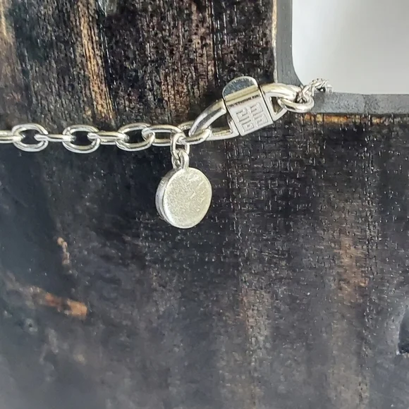 Givenchy SIGNED MULTICOLORED DIAMOND NECKLACE - Picture 3 of 6